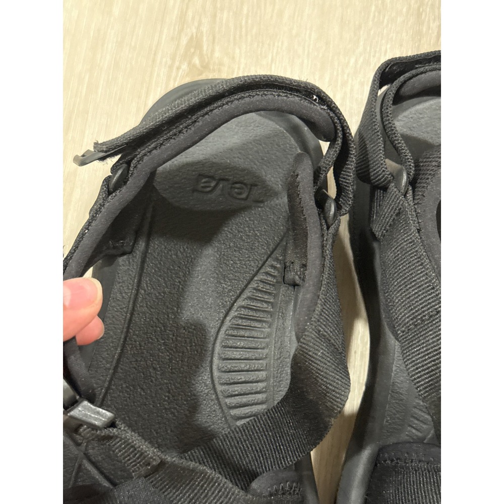 Teva Hurricane XLT2 Mens Black Sport Sandals 1121535 Size 10 - Picture 4 of 8